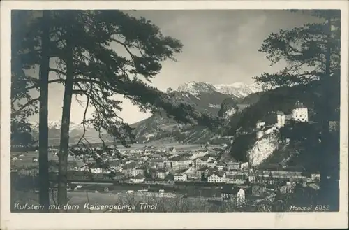 Ansichtskarte Kufstein Stadt znd Gebirge 1932