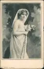 Ansichtskarte  Junge Frau im Gewand - Erotika 1909