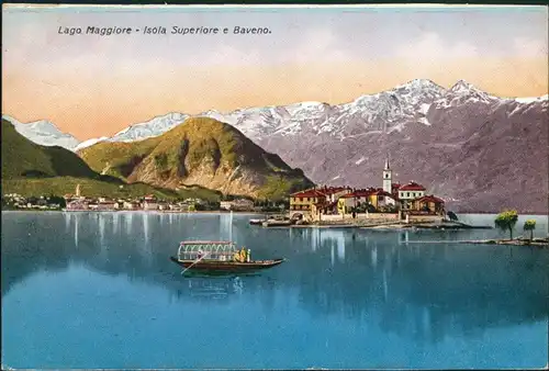 .Italien Italia Lago Maggiore (Italien) Isola Superiore e Baveno 1910