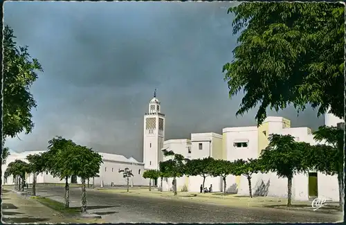 Casablanca الدار البيضاء;  ) La Nouvelle  Chock La Mosquée an der Moschee  1960