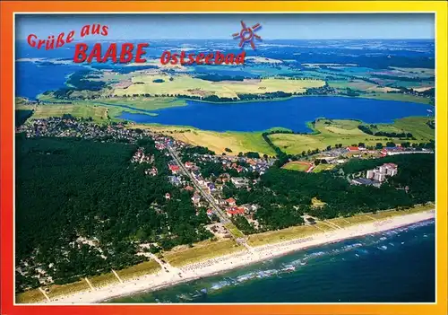 Ansichtskarte Baabe Luftbild 1995