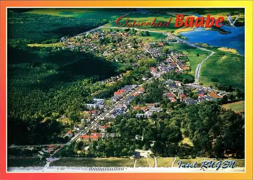 Ansichtskarte Baabe Luftbild 1995
