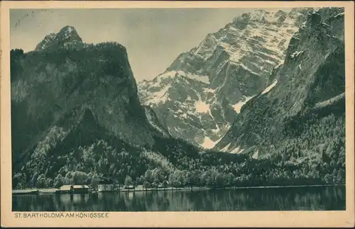 St. Bartholomä-Schönau am Königssee St. Bartholomä  1929