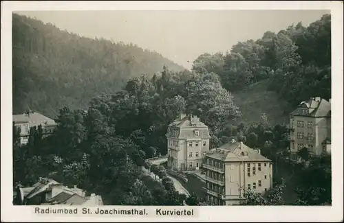 Foto Sankt Joachimsthal Jáchymov Kurviertel 1930 Privatfoto