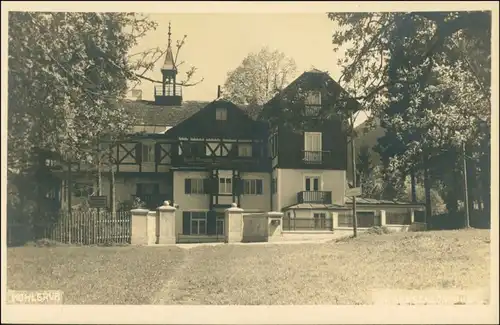 Ansichtskarte Bad Kohlgrub Hotel Pension Lindenschlösschen 1928