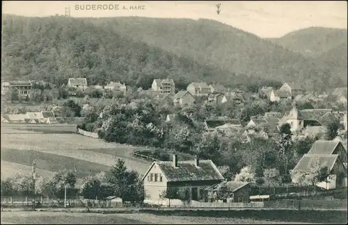 Ansichtskarte Bad Suderode Stadtpartie 1906