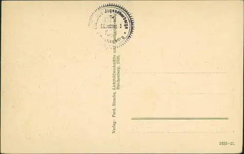 Postcard Reichenberg Liberec Theaterplatz 1928