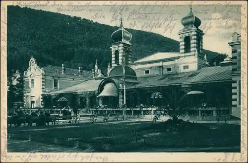 Trentschin-Teplitz Trenčianske Teplice Trencsénteplic Partie am Casino 1927