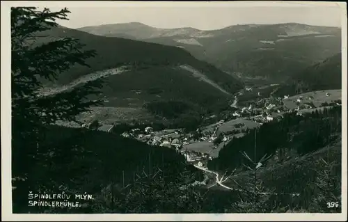 Postcard Spindlermühle Špindlerův Mlýn | Spindelmühle Talblick 1929