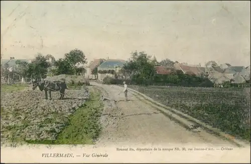 CPA Villermain Straßenpartie an der Stadt 1906