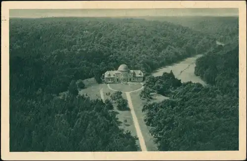 Ansichtskarte Ballenstedt (Harz) Luftbild Jagdschloss Röhrkopf 1928