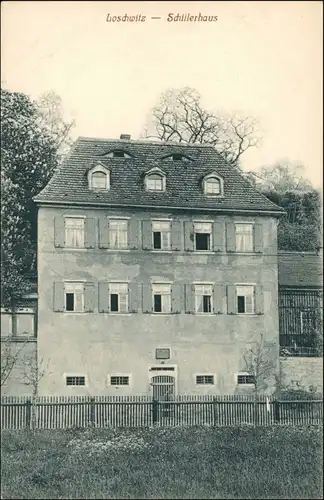 Ansichtskarte Loschwitz-Dresden Schillerhaus 1913