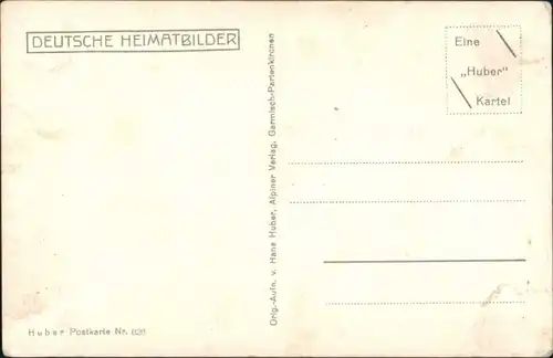 Ansichtskarte Mittenwald Partie an der Mariengrotte 1930