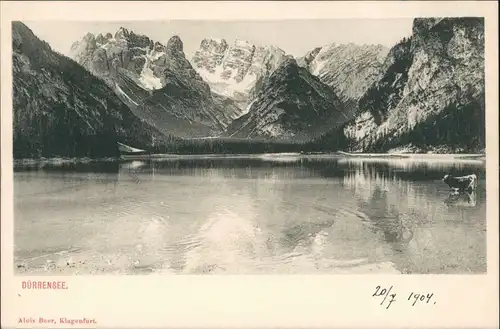 Cartoline Hayden Cortina d’Ampezzo | Anpëz | Anpezo Dürrensee 1904