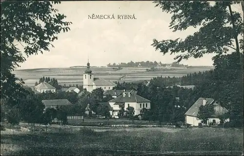 Deutsch Rybna Rybná nad Zdobnicí Německá Rybná Stadtpartie Reg Königgrätz 1911