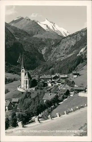 Ansichtskarte Heiligenblut am Großglockner Stadtblick 1929