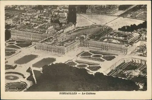 CPA Versailles Luftbild Schloss 1928