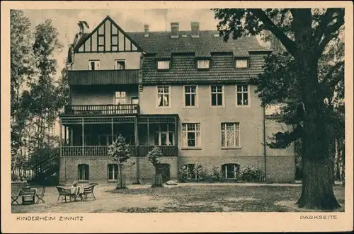 Ansichtskarte Zinnitz (Niederlausitz)-Calau Kalawa Kinderheim 1931