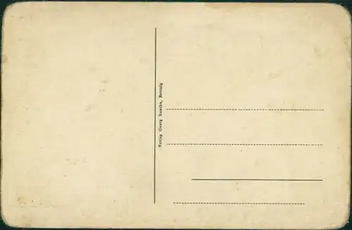 Ansichtskarte Bretnig-Hauswalde Straße - Niederdorfe 1922