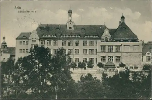 Ansichtskarte Selb Luitpoldschule 1922