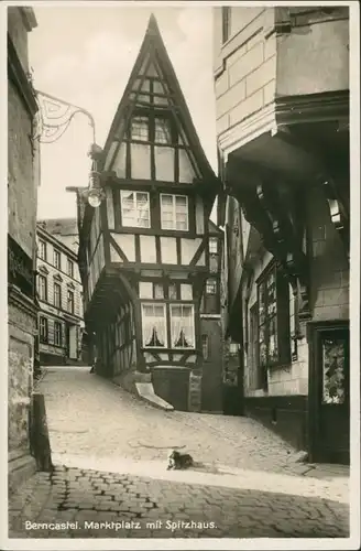 Bernkastel-Kues Berncastel-Cues Marktplatz H Photographie Postkarte 1930