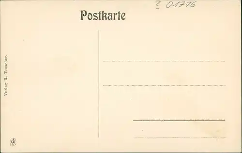 Ansichtskarte Falkenhain (Erzgebirge) 3 Bild: Schule, Gasthof, Stadt 1911