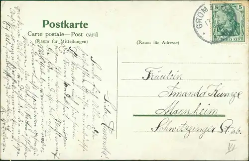 Litho AK Ehrstädt-Sinsheim Stadt, Straße, Platz Gruss aus 1907