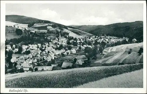 Ansichtskarte Wallenfels Stadtpartie 1934