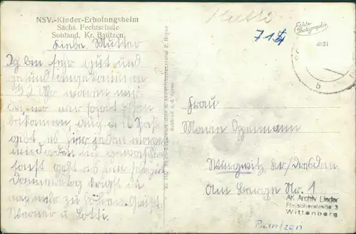 Sohland (Spree) Załom NSV Kinder Erholungsheim Fechtschule 1939