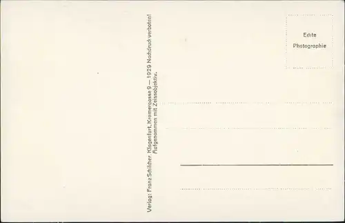 Maria Wörth Otok Panorama-Ansicht Blick auf Kirche auf Halbinsel 1940/1929