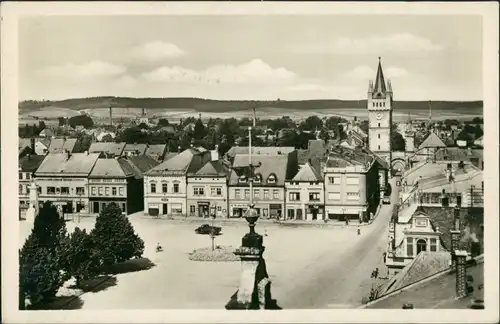 Hohenmauth Vysoké Mýto Vysoké Mýto - Náměstí Klementa Gottwalda  1953