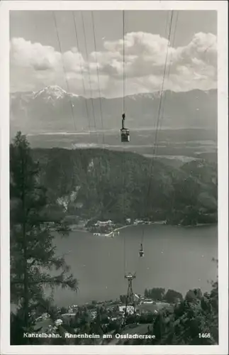 Annenheim Ossiacher See Kanzelbahn, Bergbahn Annenheim Ossiachersee 1949