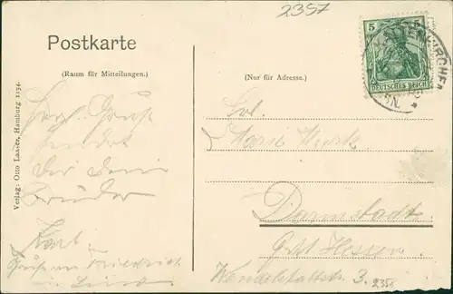 Ansichtskarte Kaltenkirchen Straßenpartie LK Segeberg 1909