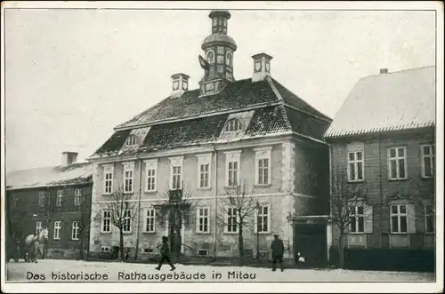 Mitau Jelgava Елгава Rathaus 1914