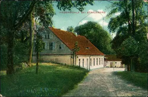 Ansichtskarte Strausberg Hegermühle 1912