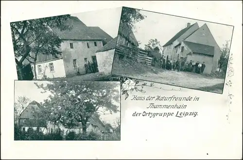 Ansichtskarte Thammenhain-Lossatal 3 Bild Naturfreundehaus OG Leipzig 1914