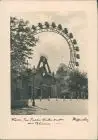 Ansichtskarte Wien Riesenrad, Buden - Fotokarte 1929