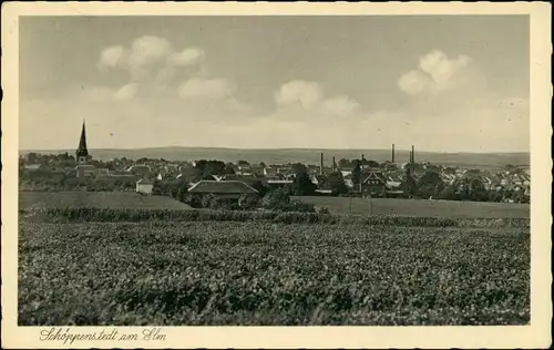 Ansichtskarte Schöppenstedt Stadtpartie 1939