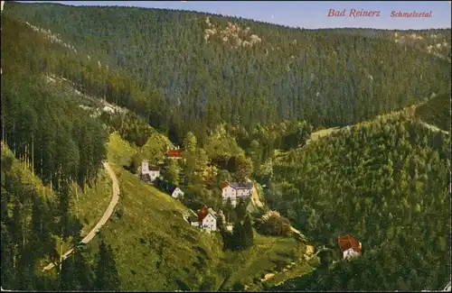 Postcard Bad Reinerz Duszniki-Zdrój Blick ins Schmelzetal 1930