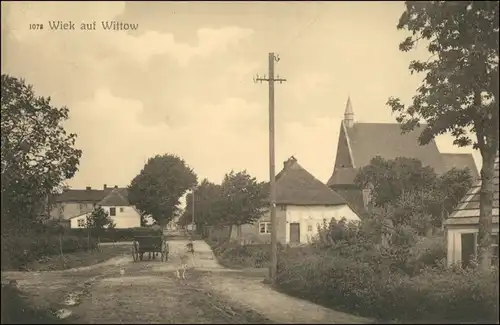 Ansichtskarte Wiek (Rügen) Straße - Wittow 1909