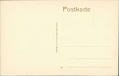 Ansichtskarte Hanau Partie an der französischen Kirche 1909