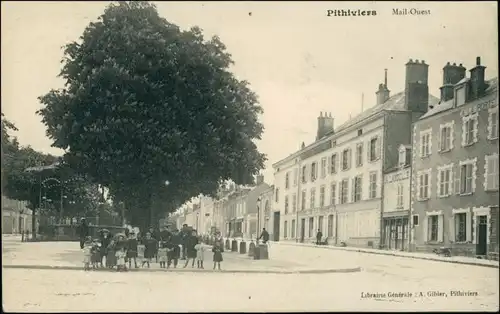 CPA Pithiviers Straßenpartie 1909