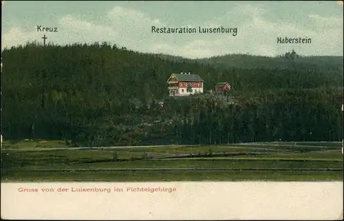 Luisenburg-Wunsiedel (Fichtelgebirge) Restauration Luisenburg 1909