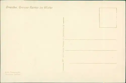 Seevorstadt-Ost/Großer Garten-Dresden Großer Garten im Winter 1932