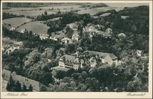 Postcard Bad Altheide Polanica-Zdrój Luftbild 1930