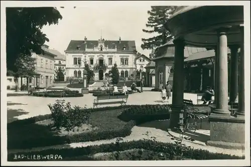 Bad Liebwerda Lázně Libverda Kurplatz, Häuser 1930 Privatfoto