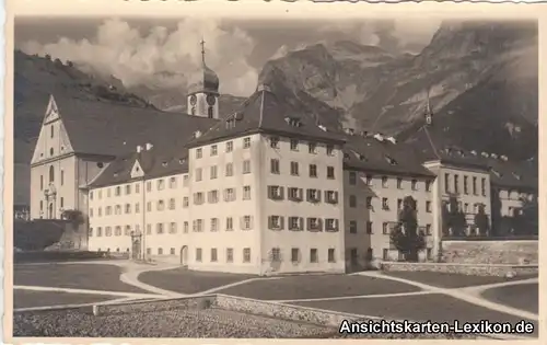 Foto Engelberg OW Schweiz Kloster Engelberg 1939 Privatfoto