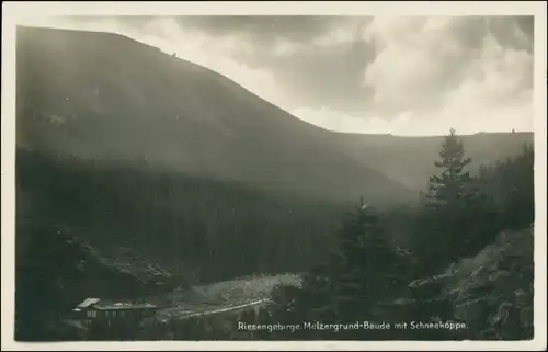 Postcard Krummhübel Karpacz Melzergrundbaude 1929