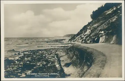 Ansichtskarte Koserow Usedom Streckelberg - Befestung 1930