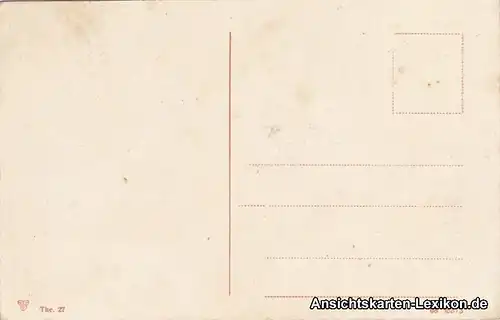 Postcard Theben Waset / Niut-reset Blick auf den Tempel 1914